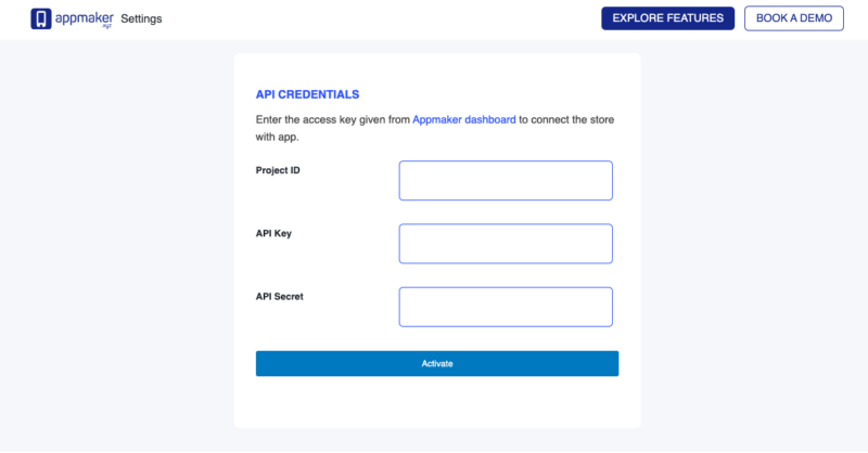 API credentials